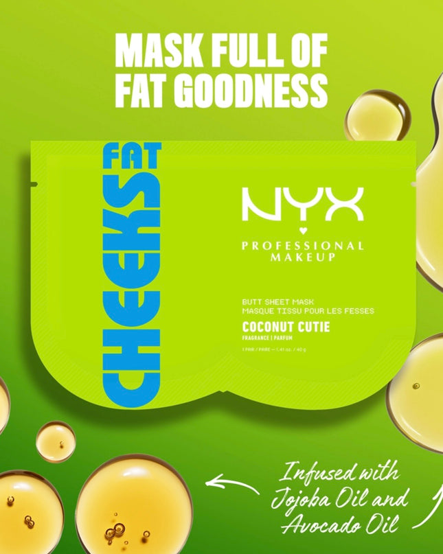 Nyx Fat Cheeks Butt Mask 40g 💚