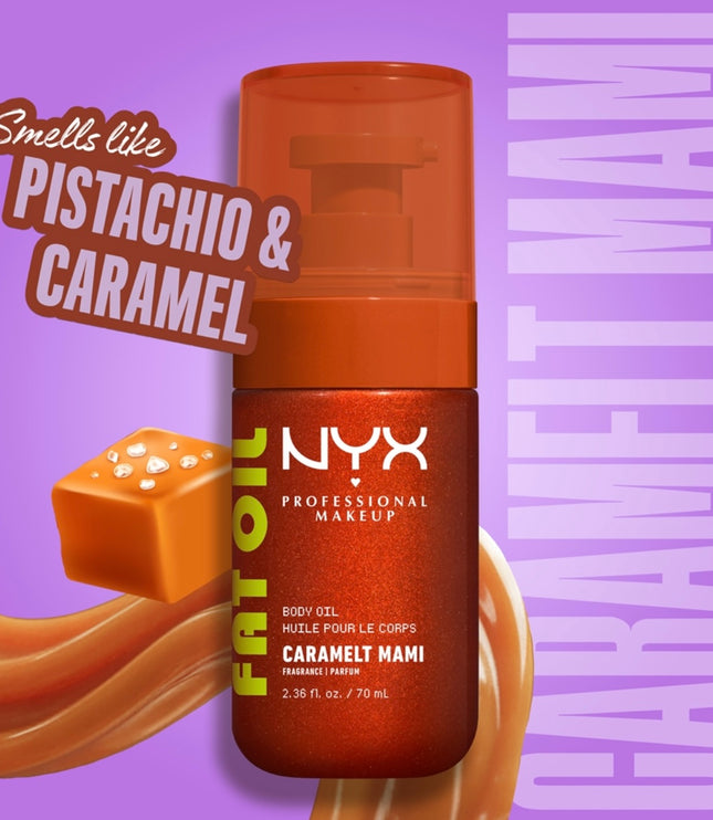 Nyx Fat Oil Body Caramelt Mami 70ml ✨