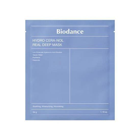 Biodance Hydro Cera-Nol Real Deep Mask 34g ✨ Υδρογέλη Μάσκα με Υψηλή Ενυδάτωση & Καταπραϋντική Δράση για Ευαίσθητες Επιδερμίδες