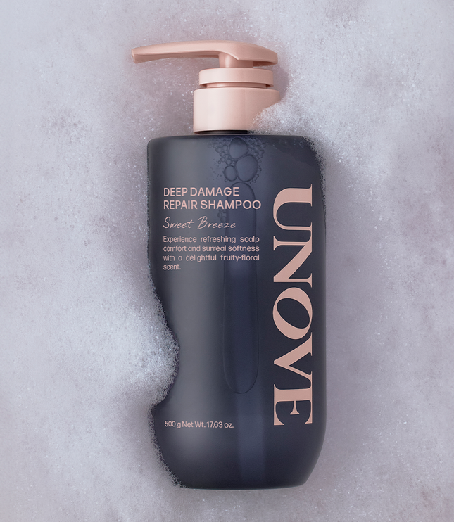 Unove Deep Damage Repair Shampoo  500g ✨ Σαμπουάν Αναδόμησης & Ενυδάτωσης
