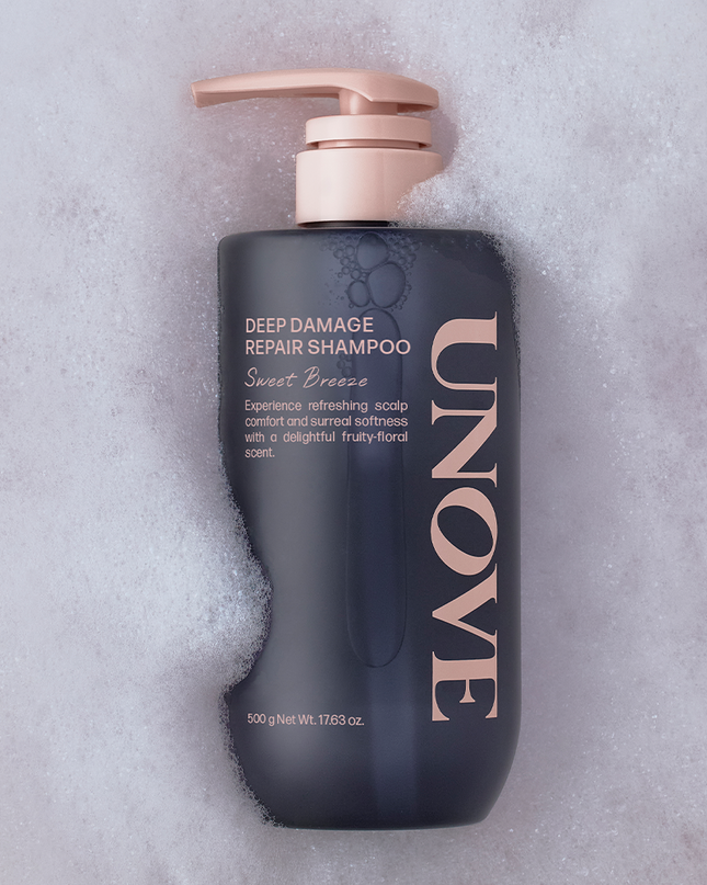 Unove Deep Damage Repair Shampoo  500g ✨ Σαμπουάν Αναδόμησης & Ενυδάτωσης
