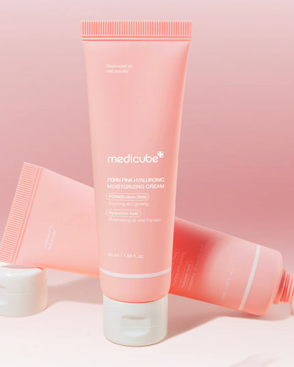 Medicube PDRN Pink Hyaluronic Moisturizing Cream 50ml ✨ Ενυδατική & Αναζωογονητική Κρέμα με PDRN & Υαλουρονικό Οξύ για Ελαστική, Λαμπερή Επιδερμίδα