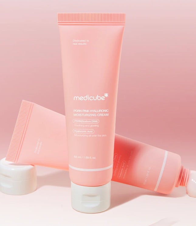 Medicube PDRN Pink Hyaluronic Moisturizing Cream 50ml ✨ Ενυδατική & Αναζωογονητική Κρέμα με PDRN & Υαλουρονικό Οξύ για Ελαστική, Λαμπερή Επιδερμίδα