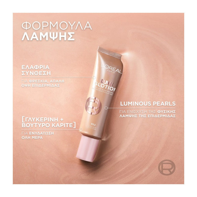 L’Oréal Paris Lumi Glotion 40ml ✨ Ενυδατική Με Λάμψη - Highlighter