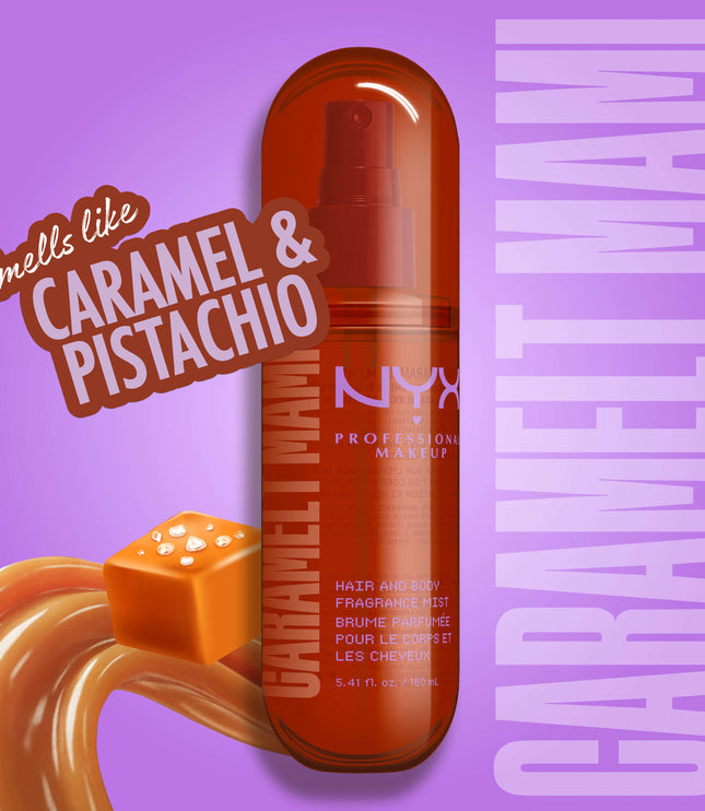 NYX Hair & Body Fragrance Mist Caramelt Mami 160ml ✨