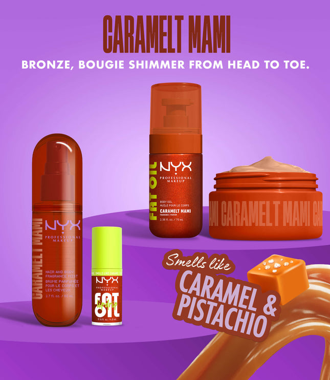 NYX Hair & Body Fragrance Mist Caramelt Mami 160ml ✨