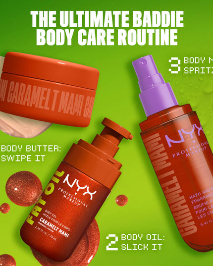 NYX Hair & Body Fragrance Mist Caramelt Mami 160ml ✨