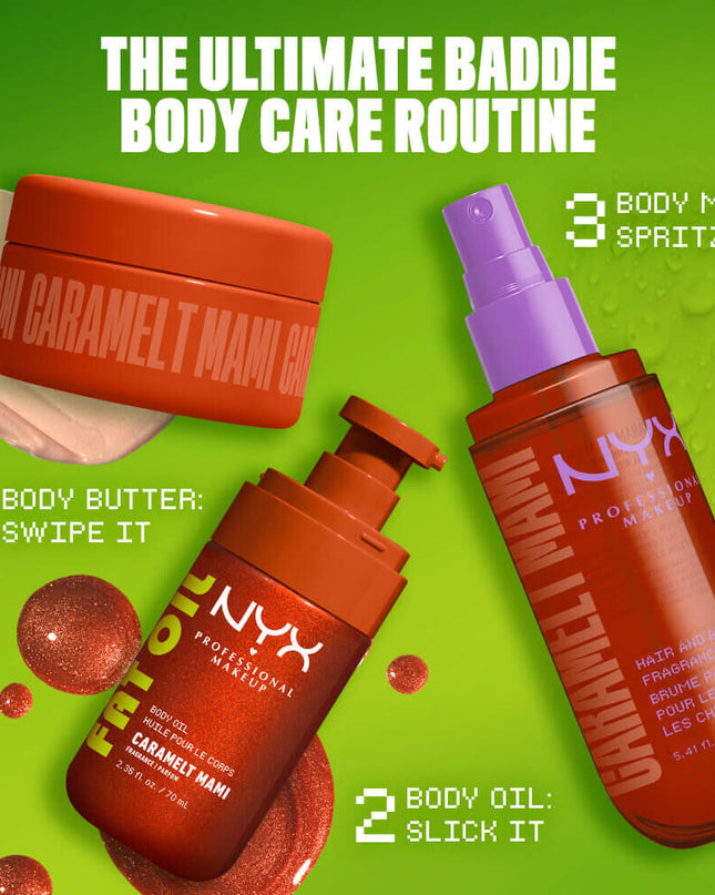 NYX Hair & Body Fragrance Mist Caramelt Mami 160ml ✨