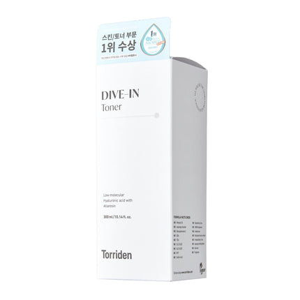 Dive-In - Low Molecule Hyaluronic Acid Toner - Soothing and Moisturizing Toner with Hyaluronic Acid and Panthenol - 300ml