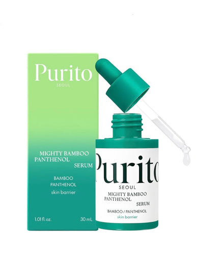 Purito Mighty Bamboo Panthenol Glow Serum 30ml ✨ Ορός Λάμψης με Πανθενόλη & Bamboo Extract