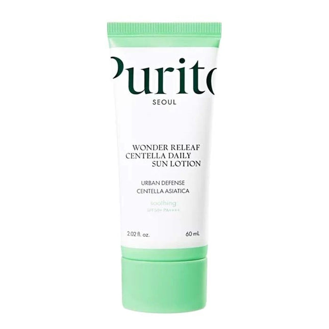 Purito Wonder Releaf Centella Daily Sun Lotion SPF50+ PA++++ 60ml ✨ Αντηλιακή Προστασία με Καταπραϋντική Δράση