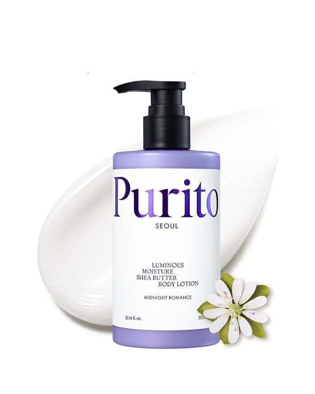 Purito Luminous Moisture Shea Butter Body Lotion Midnight Romance 300ml ✨ Ενυδατική Λοσιόν Σώματος με Shea Butter