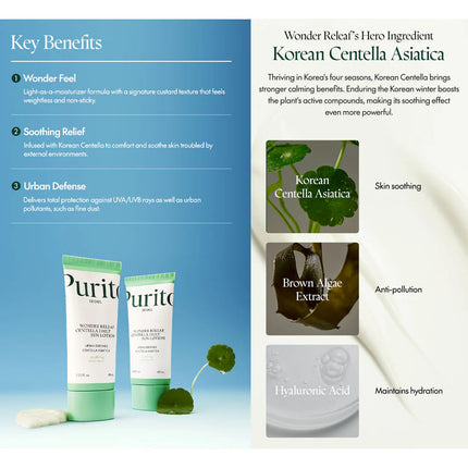 Wonder Releaf Centella Daily Sun Lotion SPF50+ PA++++ 60ml