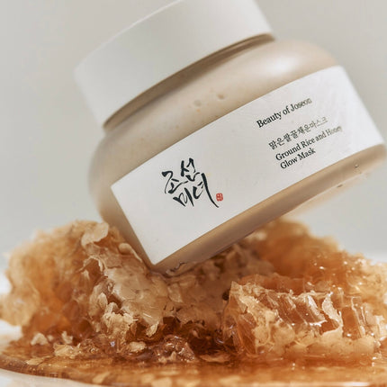 Ground Rice and Honey Glow Mask - Illuminating Rice and Honey Face Mask - 150ml