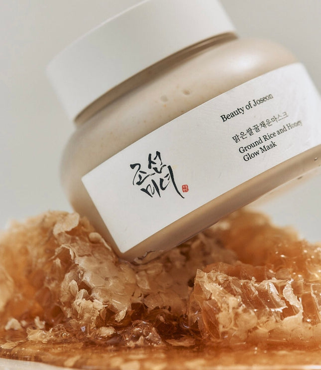 Ground Rice and Honey Glow Mask - Illuminating Rice and Honey Face Mask - 150ml