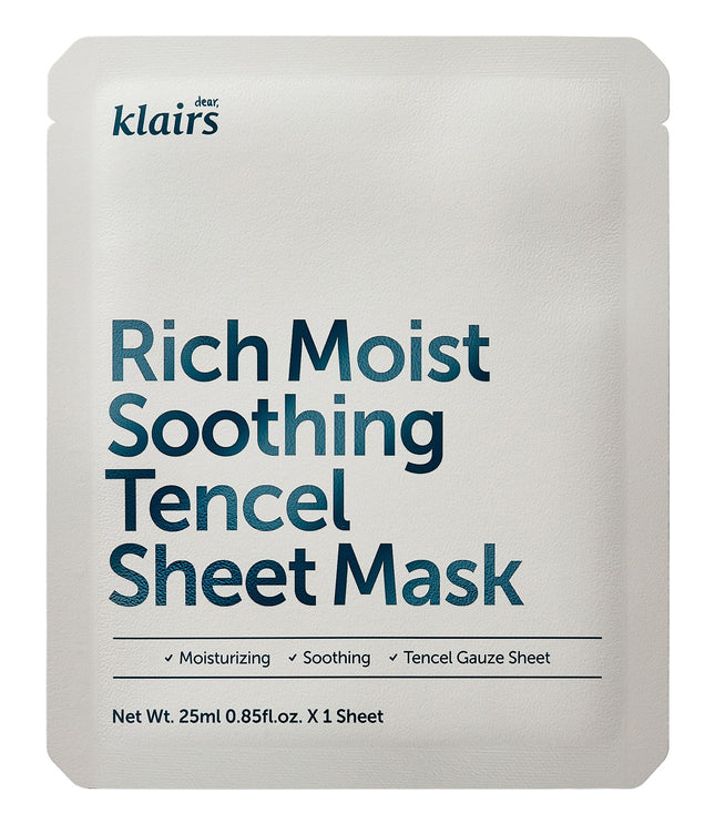 Rich Moist Soothing Tencel Sheet Mask 25ml